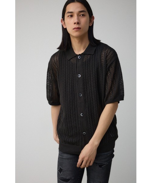 AZUL by moussy（アズールバイマウジー）の「ポロエリシアーシャツ（シャツ/ブラウス・メンズ・ダークグリーン/ブラック/アイボリー・FREE）」の15枚目の写真