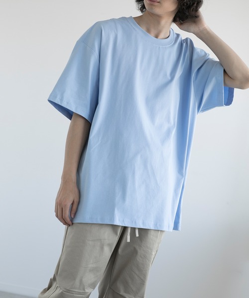 aimoha(アイモハ)の「aimoha men SORONA BLEND REFRESH TEE (SS)(Tシャツ/カットソー・メンズ・ブルー/パープル/ピンク・XX-LARGE/XXX-LARGE/XXXX-LARGE)」の8枚目の写真