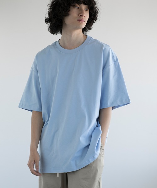 aimoha(アイモハ)の「aimoha men SORONA BLEND REFRESH TEE (SS)(Tシャツ/カットソー・メンズ・ブルー/パープル/ピンク・XX-LARGE/XXX-LARGE/XXXX-LARGE)」の10枚目の写真