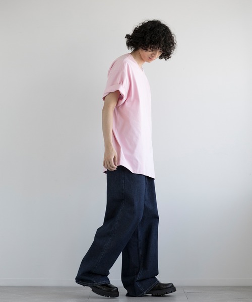 aimoha(アイモハ)の「aimoha men SORONA BLEND REFRESH TEE (SS)(Tシャツ/カットソー・メンズ・ブルー/パープル/ピンク・XX-LARGE/XXX-LARGE/XXXX-LARGE)」の21枚目の写真