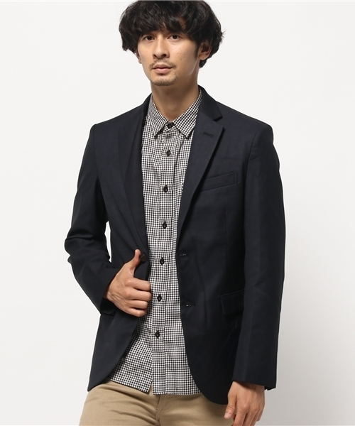 SEVENDAYS=SUNDAY（セブンデイズサンデイ）の「シャドーチェック　ベーシックテーラードジャケット（テーラードジャケット・メンズ・ネイビー・MEDIUM/SMALL/LARGE）」の11枚目の写真