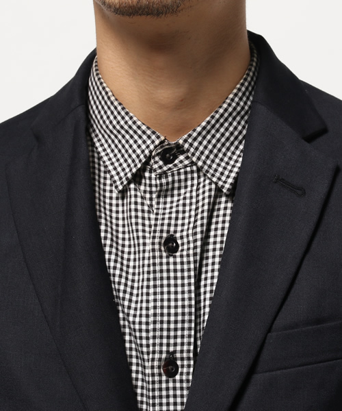 SEVENDAYS=SUNDAY（セブンデイズサンデイ）の「シャドーチェック　ベーシックテーラードジャケット（テーラードジャケット・メンズ・ネイビー・MEDIUM/SMALL/LARGE）」の12枚目の写真