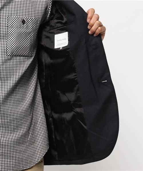 SEVENDAYS=SUNDAY（セブンデイズサンデイ）の「シャドーチェック　ベーシックテーラードジャケット（テーラードジャケット・メンズ・ネイビー・MEDIUM/SMALL/LARGE）」の8枚目の写真