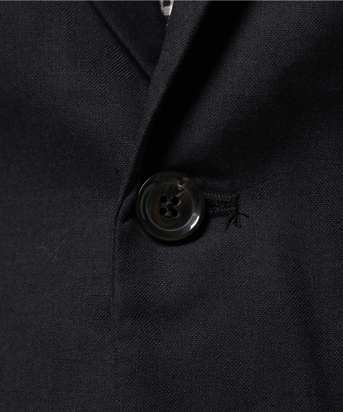 SEVENDAYS=SUNDAY（セブンデイズサンデイ）の「シャドーチェック　ベーシックテーラードジャケット（テーラードジャケット・メンズ・ネイビー・MEDIUM/SMALL/LARGE）」の2枚目の写真