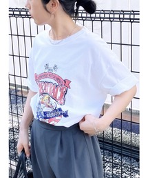 ロックプリントTシャツ