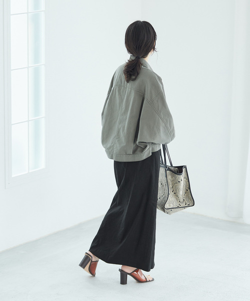 journal standard L'essage(ジャーナルスタンダードレサージュ)の「《追加2》バイオリネンストレッチタイトスカート(スカート・レディース・ブラウン/レッド/ベージュ/ブラック・36/38)」の13枚目の写真