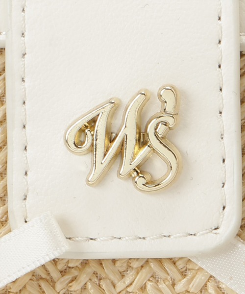 WILLSELECTION（ウィルセレクション）の「リボン2Wayバッグ（ショルダーバッグ・レディース・ブラック/オフホワイト/ピンク・FREE）」の8枚目の写真