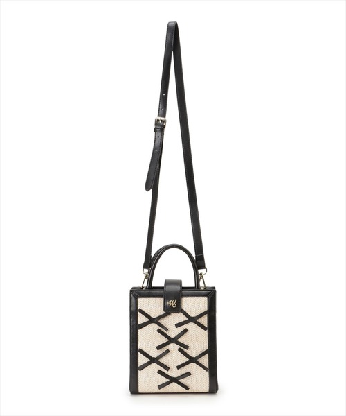 WILLSELECTION（ウィルセレクション）の「リボン2Wayバッグ（ショルダーバッグ・レディース・ブラック/オフホワイト/ピンク・FREE）」の16枚目の写真