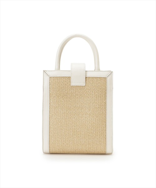 WILLSELECTION（ウィルセレクション）の「リボン2Wayバッグ（ショルダーバッグ・レディース・ブラック/オフホワイト/ピンク・FREE）」の6枚目の写真