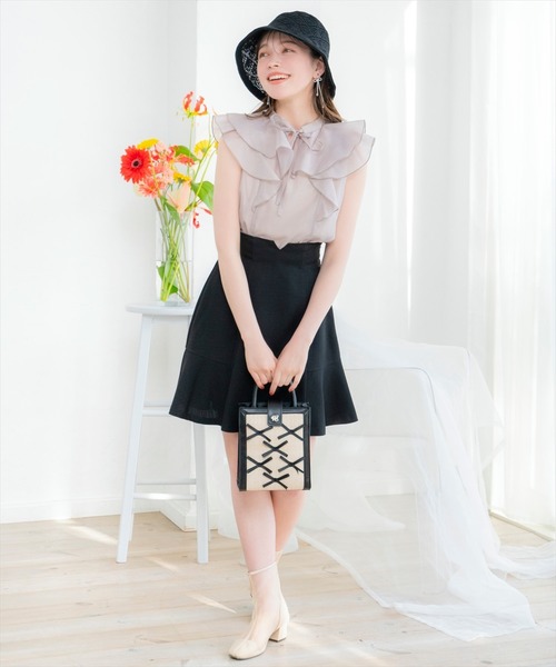 WILLSELECTION（ウィルセレクション）の「リボン2Wayバッグ（ショルダーバッグ・レディース・ブラック/オフホワイト/ピンク・FREE）」の22枚目の写真