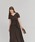 mirem�i�~�����j�́uLinen wide belt blouse�i�V���c/�u���E�X�j�v�b�_�[�N�u���E��
