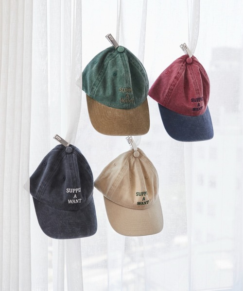 ANGIE（アンジー）の「ウォッシュド加工ロゴキャップ（キャップ・レディース・ライトベージュ/グリーン/レッド/ネイビー・FREE）」の19枚目の写真