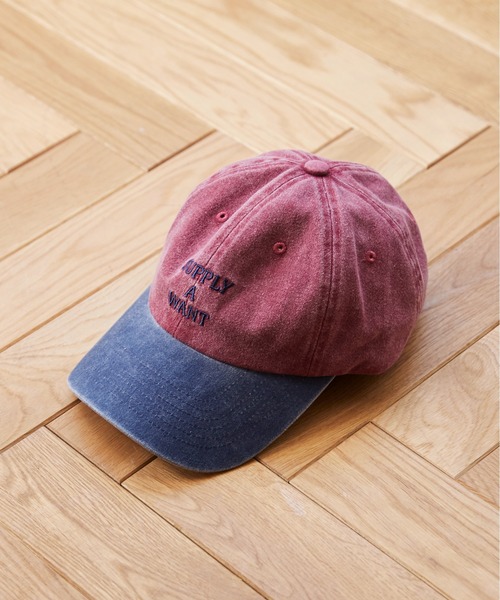 ANGIE（アンジー）の「ウォッシュド加工ロゴキャップ（キャップ・レディース・ライトベージュ/グリーン/レッド/ネイビー・FREE）」の18枚目の写真