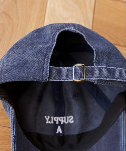 ANGIE（アンジー）の「ウォッシュド加工ロゴキャップ（キャップ・レディース・ライトベージュ/グリーン/レッド/ネイビー・FREE）」の10枚目の写真