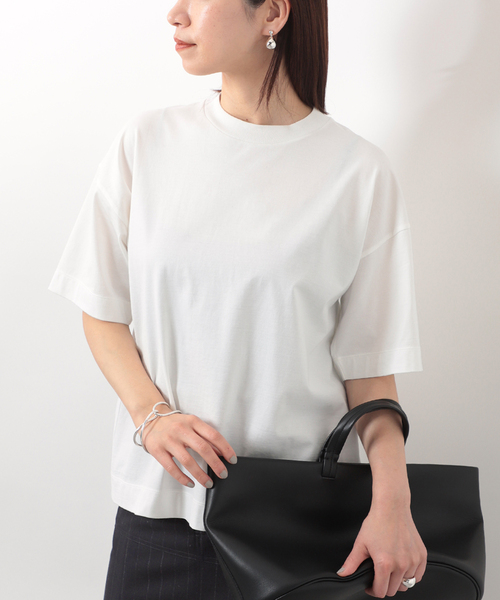 SLOANE(スローン)の「《追加2》SLOANE(スローン)別注Tシャツ SL8S-T707(Tシャツ/カットソー・レディース・ホワイト/ネイビー/ブラック・FREE)」の2枚目の写真
