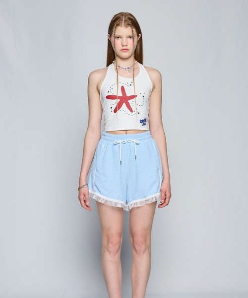 LUVISTRUE(ラヴイズトゥルー)の「BE LACE SHORT PANTS(その他パンツ・レディース・ホワイト/ブラック/スカイブルー・FREE)」の14枚目の写真