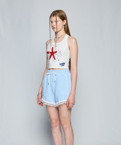 LUVISTRUE(ラヴイズトゥルー)の「BE LACE SHORT PANTS(その他パンツ・レディース・ホワイト/ブラック/スカイブルー・FREE)」の15枚目の写真