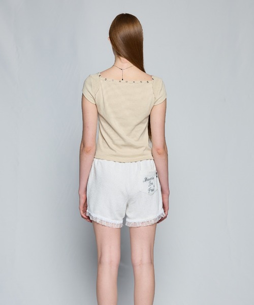 LUVISTRUE(ラヴイズトゥルー)の「BE LACE SHORT PANTS(その他パンツ・レディース・ホワイト/ブラック/スカイブルー・FREE)」の11枚目の写真