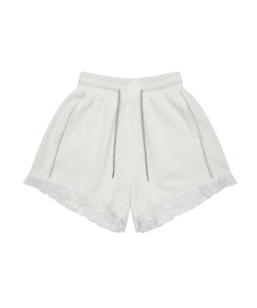 LUVISTRUE(ラヴイズトゥルー)の「BE LACE SHORT PANTS(その他パンツ・レディース・ホワイト/ブラック/スカイブルー・FREE)」の12枚目の写真