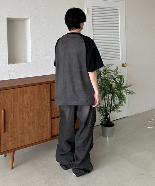 sedacle(セダクル)の「スタッズサイドタックデニム(デニムパンツ・メンズ・インディゴブルー/ライトブルー/ブラック・SMALL/MEDIUM/LARGE)」の17枚目の写真