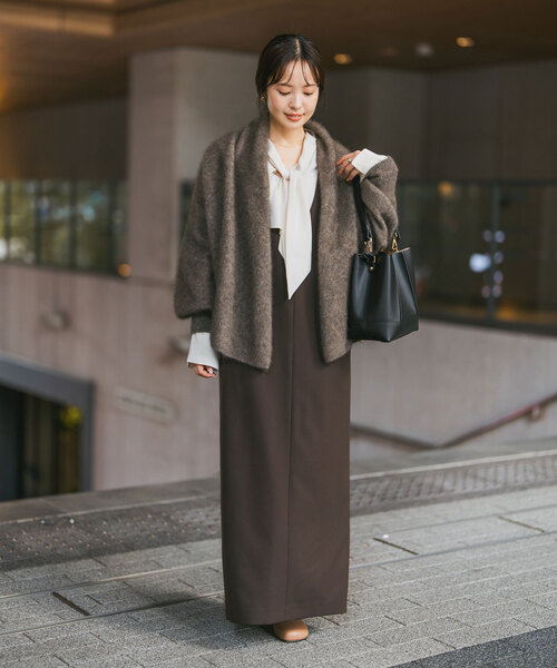 美品 1回使用 Nobleノーブル　ロイヤルサテンボウタイブラウス WEB限定追加》ロイヤルサテンボウタイブラウス 4（シャツ／ブラウス