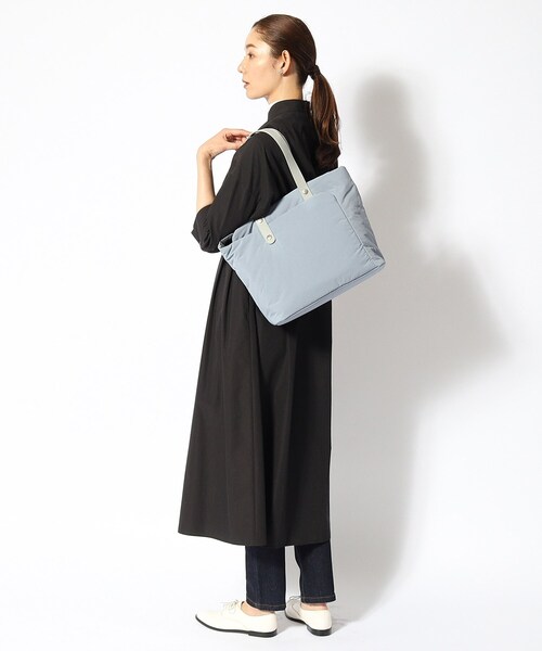HIROKO HAYASHI(ヒロコハヤシ)の「◆MOSCOVA CELESTE(モスコーバ チェレステ)横型トートバッグ(トートバッグ・レディース・ブルー系9/チャコール・00)」の3枚目の写真