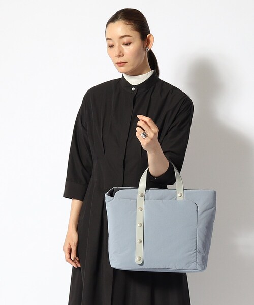 HIROKO HAYASHI(ヒロコハヤシ)の「◆MOSCOVA CELESTE(モスコーバ チェレステ)横型トートバッグ(トートバッグ・レディース・ブルー系9/チャコール・00)」の9枚目の写真