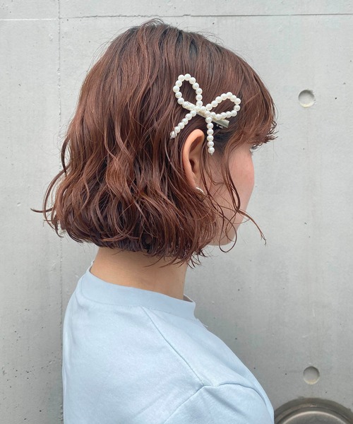 WEGO(ウィゴー)の「WEGO/リボンヘアピン(ヘアピン・レディース・シルバー/ブラック/ホワイト・FREE)」の6枚目の写真