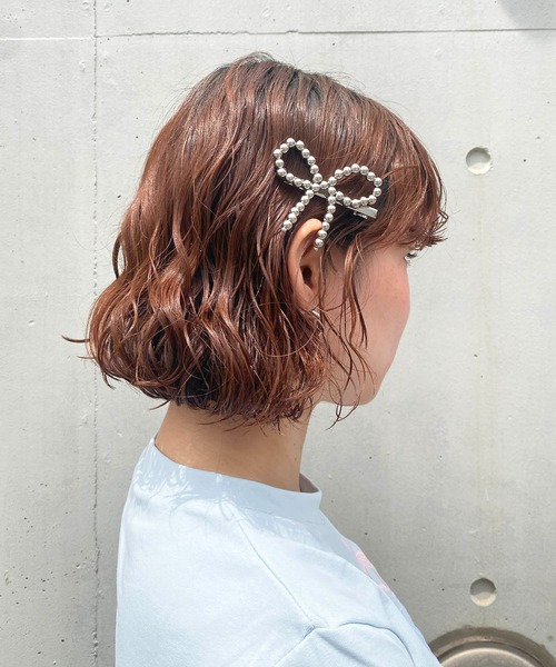 WEGO(ウィゴー)の「WEGO/リボンヘアピン(ヘアピン・レディース・シルバー/ブラック/ホワイト・FREE)」の9枚目の写真