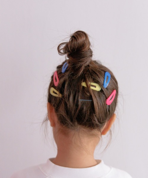LOWRYS FARM(ローリーズファーム)の「カラフル3Pミニヘアピン 136194(ヘアピン・キッズ・グリーン/ピンク/イエロー/パープル/ブルー・FREE)」の6枚目の写真