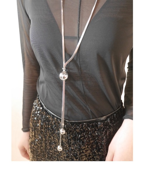 amplis（アンプリス）の「【amplis/アンプリス】three necklace / ゼアネックレス（ネックレス・レディース・シルバー・FREE）」の4枚目の写真