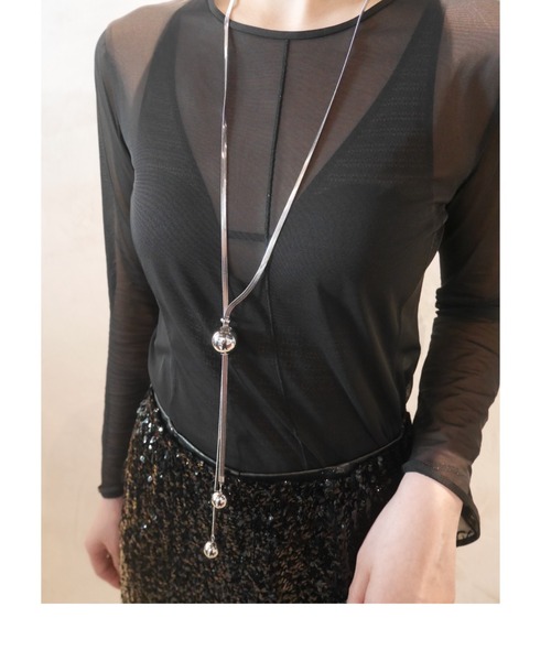 amplis（アンプリス）の「【amplis/アンプリス】three necklace / ゼアネックレス（ネックレス・レディース・シルバー・FREE）」の7枚目の写真