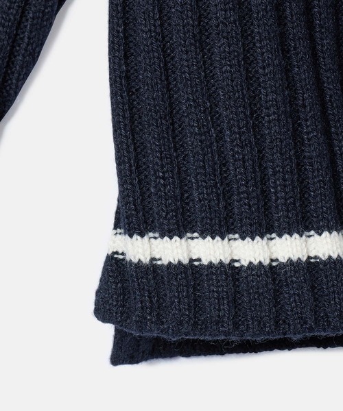 ROPE' PICNIC(ロペピクニック)の「【KIDS】リブ切り替えニットプルオーバー/WEB限定サイズ:110cm・リンクコーデ(ニット/セーター・キッズ・ブラック/ブルー系その他/レッド系その他/キナリ・110/120/130/140/150)」の10枚目の写真