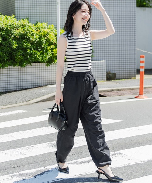 coca(coca)(コカ)の「うさみみシルエットサマーニットタンクトップ(タンクトップ・レディース・ブラック/ホワイト/その他1/ライトグリーン・S/M/L)」の7枚目の写真