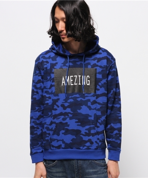 WEGO（ウィゴー）の「WEGO/カラーカモプルパーカー（パーカー・メンズ・マルチ/カーキ/レッド/ブルー・LARGE/MEDIUM）」の15枚目の写真