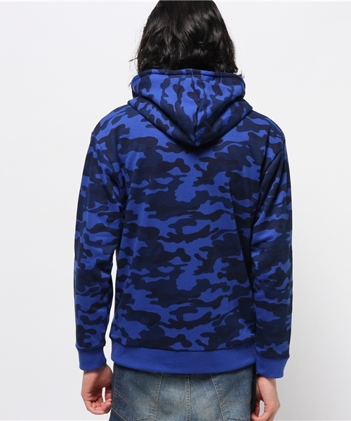 WEGO（ウィゴー）の「WEGO/カラーカモプルパーカー（パーカー・メンズ・マルチ/カーキ/レッド/ブルー・LARGE/MEDIUM）」の10枚目の写真