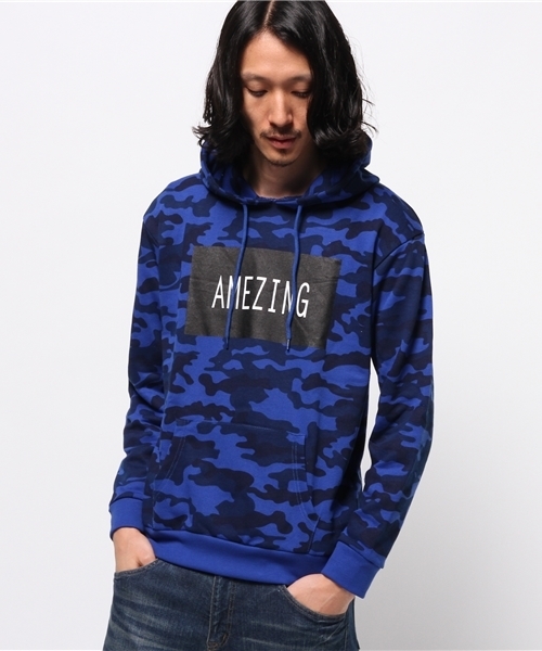 WEGO（ウィゴー）の「WEGO/カラーカモプルパーカー（パーカー・メンズ・マルチ/カーキ/レッド/ブルー・LARGE/MEDIUM）」の17枚目の写真