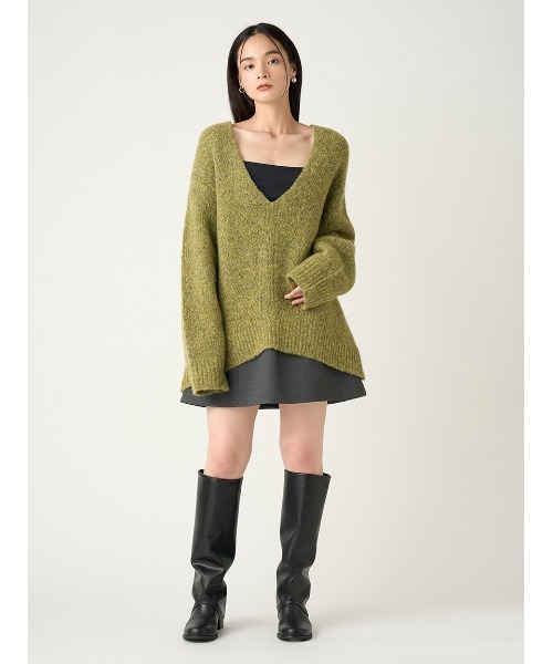 FRAY I.D（フレイアイディー）の「ハイウエストミニスカパン（スカート