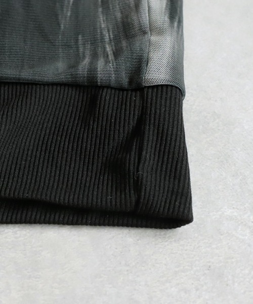 antiqua（アンティカ）の「ニュアンス柄シアートップス（シャツ/ブラウス・レディース・ブラック・ONESIZE）」の15枚目の写真