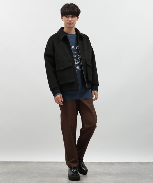 LAKOLE（ラコレ）の「アニマルロゴジャガードニットプルオーバー / 134474（ニット/セーター・メンズ・ライトグレー/ブルー/チャコールグレー/マスタード/オレンジ・LARGE/MEDIUM/X-LARGE）」の10枚目の写真