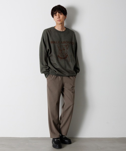 LAKOLE（ラコレ）の「アニマルロゴジャガードニットプルオーバー / 134474（ニット/セーター・メンズ・ライトグレー/ブルー/チャコールグレー/マスタード/オレンジ・LARGE/MEDIUM/X-LARGE）」の19枚目の写真