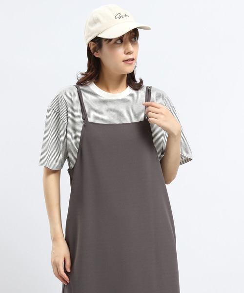 GLOBAL WORK Smile Seed Store（グローバルワーク スマイルシードストア）の「Iラインキャミワンピース/128513（シャツワンピース・レディース・ブラック/チャコール/モカ・LARGE/X-LARGE/MEDIUM）」の19枚目の写真