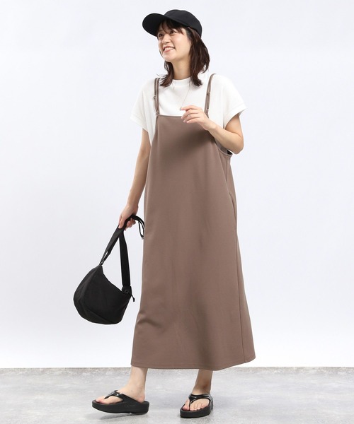 GLOBAL WORK Smile Seed Store（グローバルワーク スマイルシードストア）の「Iラインキャミワンピース/128513（シャツワンピース・レディース・ブラック/チャコール/モカ・LARGE/X-LARGE/MEDIUM）」の21枚目の写真