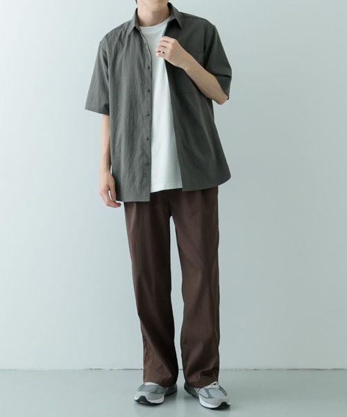 ITEMS URBANRESEARCH(アイテムズ アーバンリサーチ)の「ユーティリティ ショートスリーブシャツ(シャツ/ブラウス・メンズ・カーキ/ブラウン系その他/ダークグレー・LARGE/MEDIUM)」の12枚目の写真