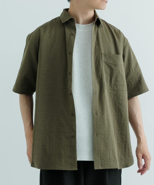 ITEMS URBANRESEARCH(アイテムズ アーバンリサーチ)の「ユーティリティ ショートスリーブシャツ(シャツ/ブラウス・メンズ・カーキ/ブラウン系その他/ダークグレー・LARGE/MEDIUM)」の15枚目の写真