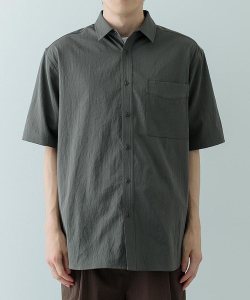 ITEMS URBANRESEARCH(アイテムズ アーバンリサーチ)の「ユーティリティ ショートスリーブシャツ(シャツ/ブラウス・メンズ・カーキ/ブラウン系その他/ダークグレー・LARGE/MEDIUM)」の15枚目の写真