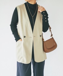 un dix cors（アンディコール）の「《レイヤードするだけでこなれ感》ジレベスト（ベスト）」