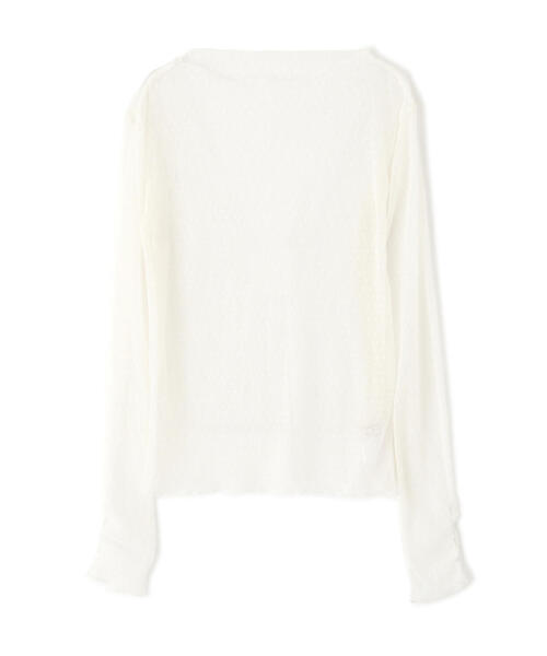 PROPORTION BODY DRESSING(プロポーションボディドレッシング)の「チュールドットトップス / 1214260907(Tシャツ/カットソー・レディース・ブラック/ホワイト系その他・FREE)」の5枚目の写真