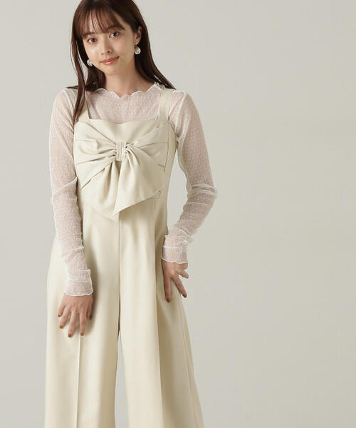 PROPORTION BODY DRESSING(プロポーションボディドレッシング)の「チュールドットトップス / 1214260907(Tシャツ/カットソー・レディース・ブラック/ホワイト系その他・FREE)」の15枚目の写真