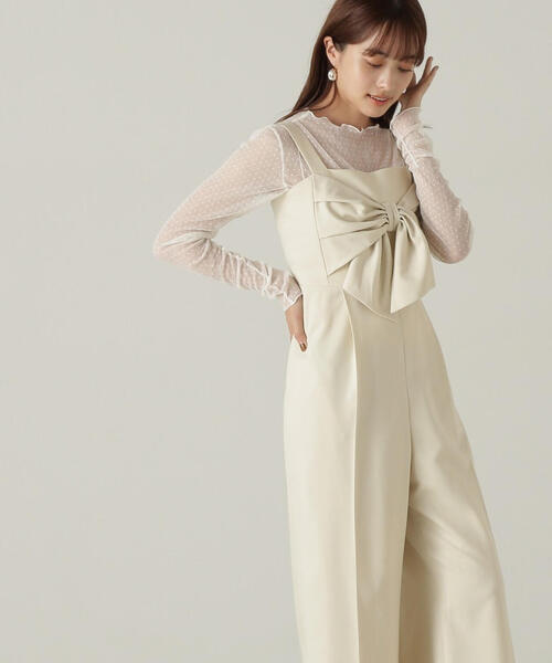 PROPORTION BODY DRESSING(プロポーションボディドレッシング)の「チュールドットトップス / 1214260907(Tシャツ/カットソー・レディース・ブラック/ホワイト系その他・FREE)」の16枚目の写真